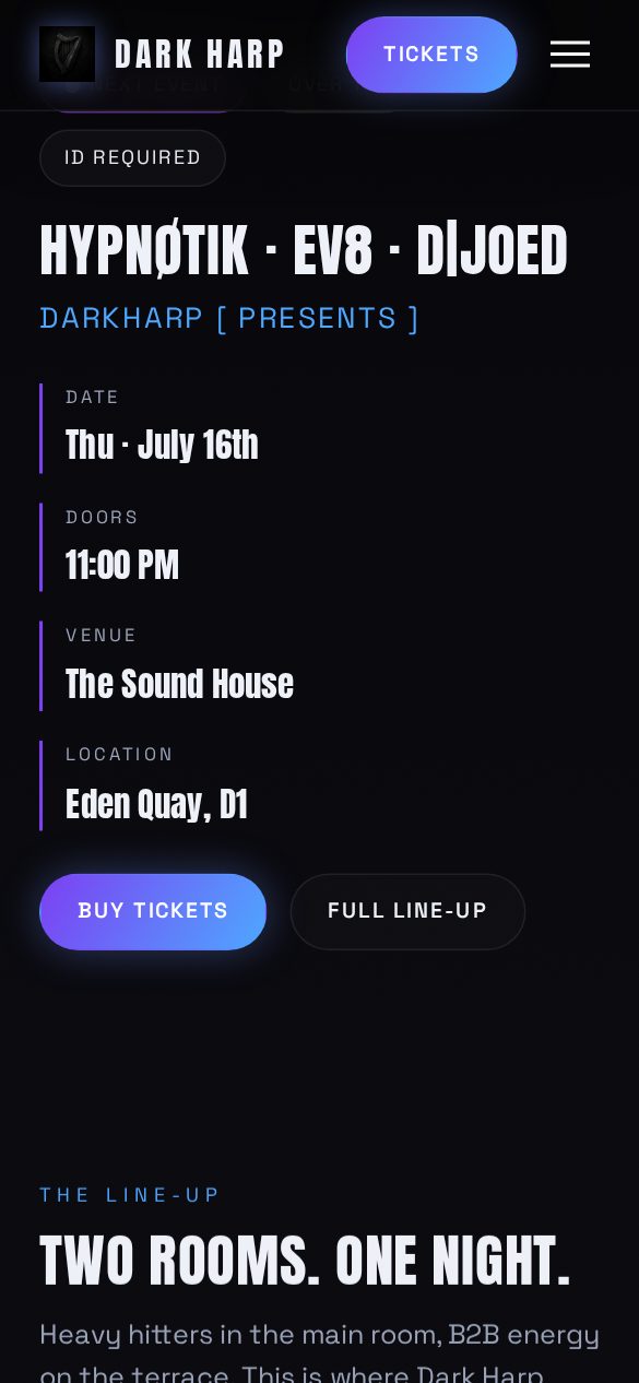 Dark Harp Events countdown by Ncell